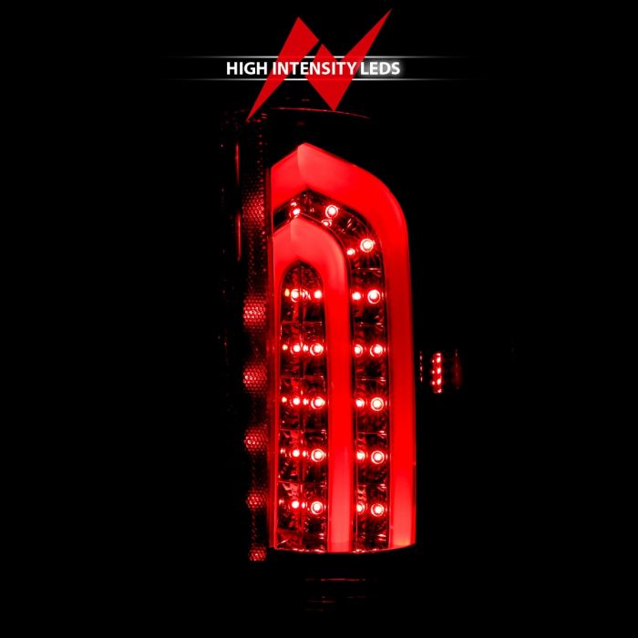 ANZO - 2007-2013 CHEVROLET SILVERADO 1500/2500HD/3500HD LED TAILLIGHTS SMOKE G2-Tail Lights-Deviate Dezigns (DV8DZ9)