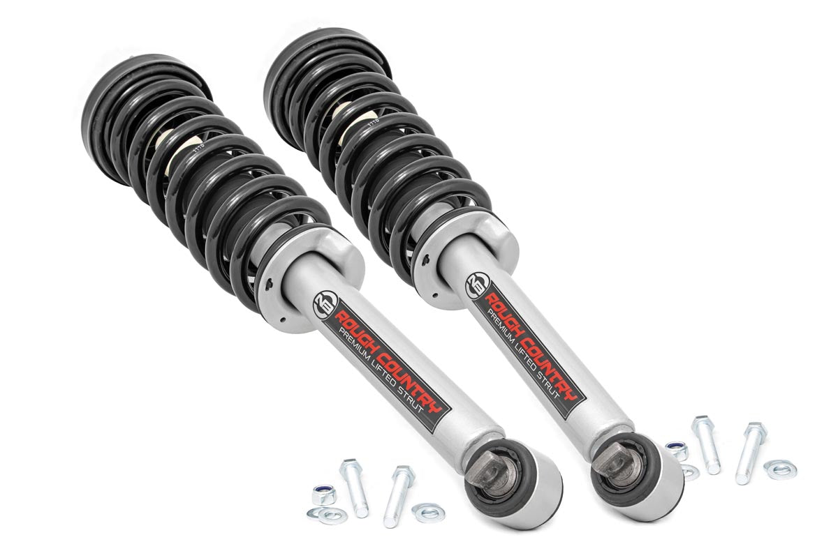 Rough Country | 4" Loaded Strut Pair | Ford F-150 4WD (2014-2023)