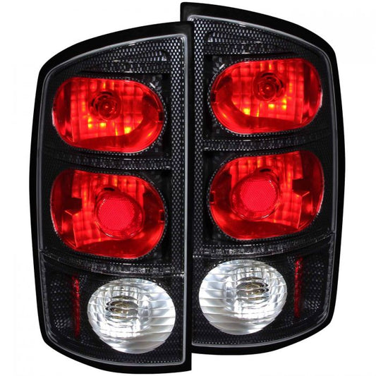 ANZO - 2002-2005 DODGE RAM 1500/2500/3500 TAILIGHTS CARBON-Tail Lights-Deviate Dezigns (DV8DZ9)