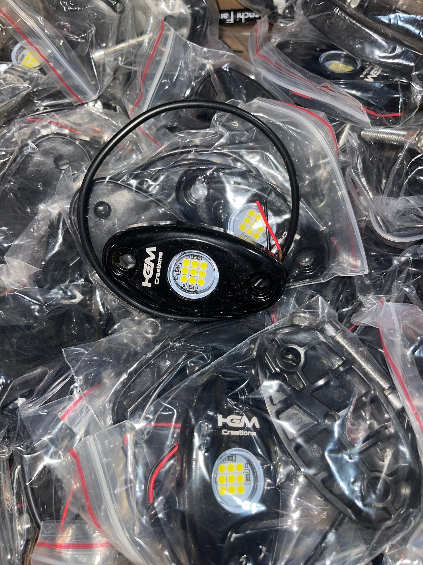 9 LED PURE WHITE ROCK LIGHT