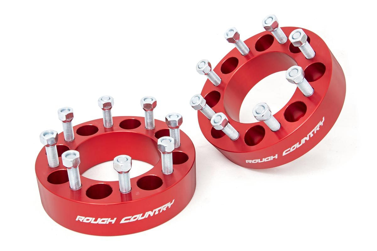 Rough Country | 2 Inch Wheel Spacers | 8x6.5 | Multiple Makes & Models (Chevy/GMC/Ram)