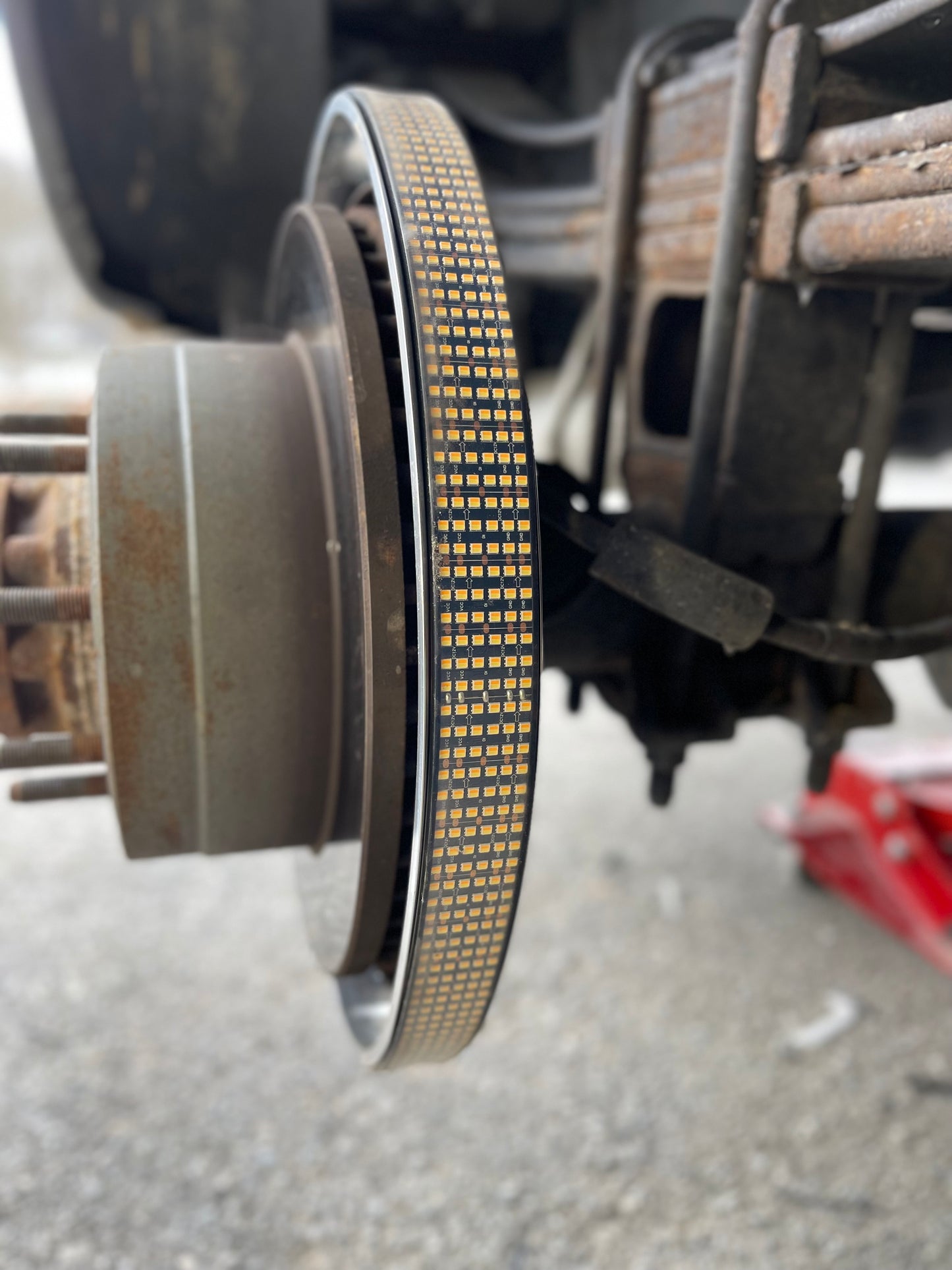 6-Row Switch Back Wheel Lights With Start-up Animation