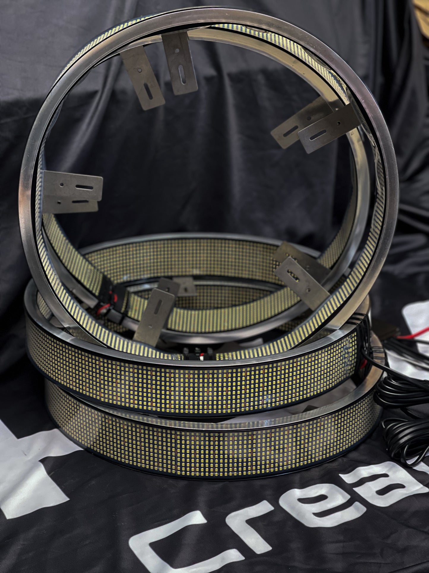 20 Row Pure White High Intensity Wheel Lights