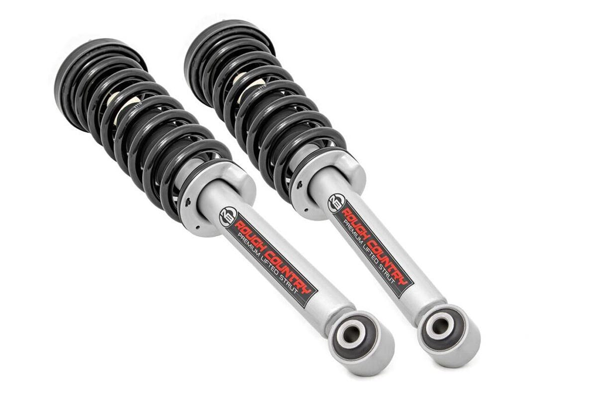 Rough Country | 4" Loaded Strut Pair | Ford F-150 4WD (2009-2013)