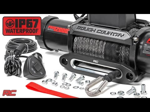 Rough Country | 9500-Lb Pro Series Winch | Synthetic Rope