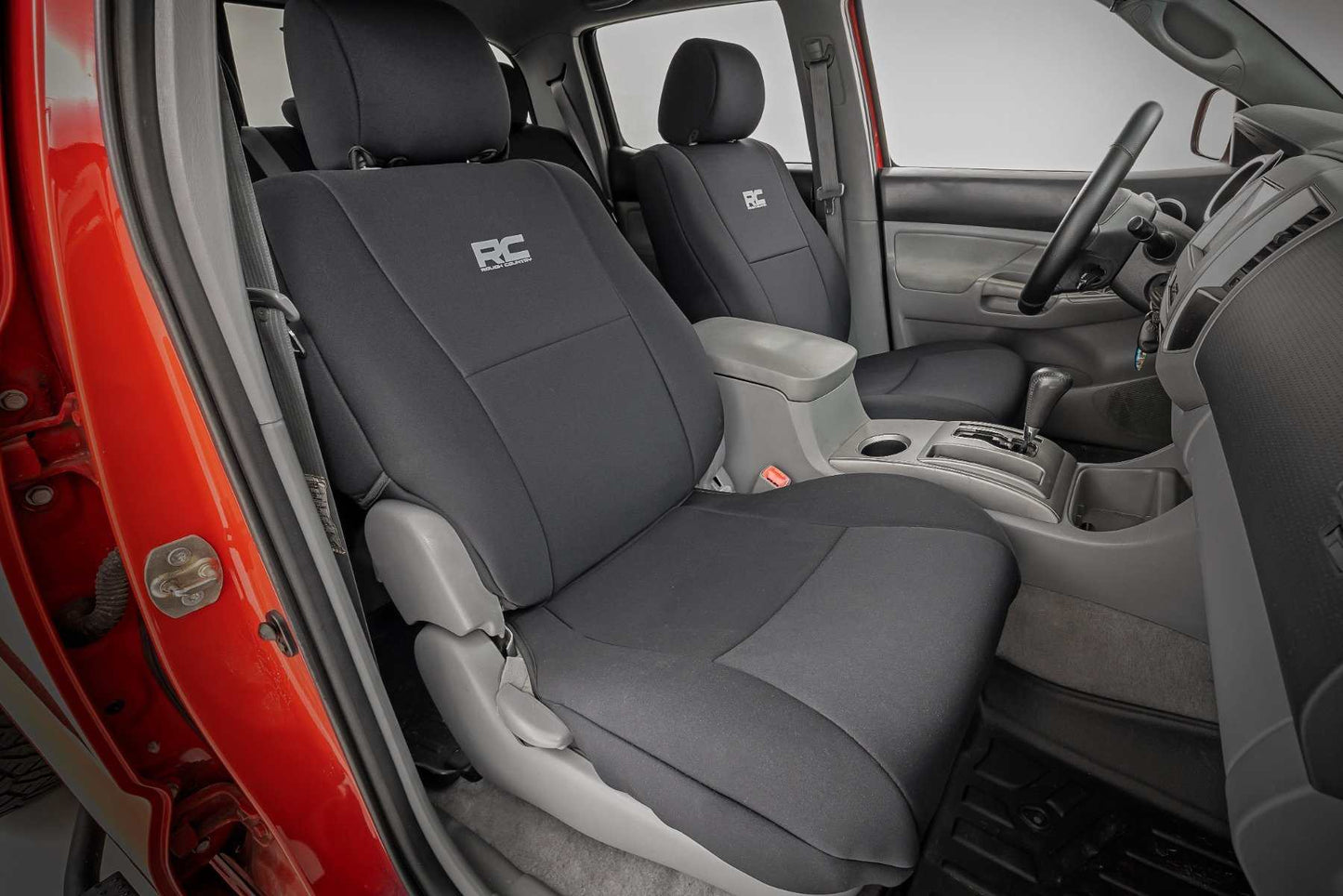 Rough Country | Seat Covers | FR & RR | Crew Cab | Toyota Tacoma 2WD/4WD (2005-2015)
