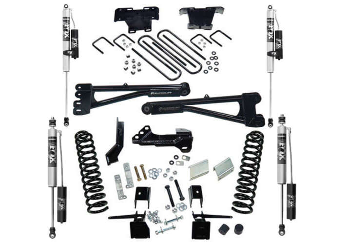 Super Lift - 2017 - 2021 F250/F350 4WD 4in Ford Lift Kit | Diesel w/ Replacement Radius Arms