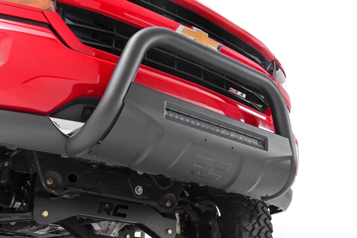 Rough Country | Black Led Bull Bar | Toyota Tacoma 2WD/4WD (2005-2015)
