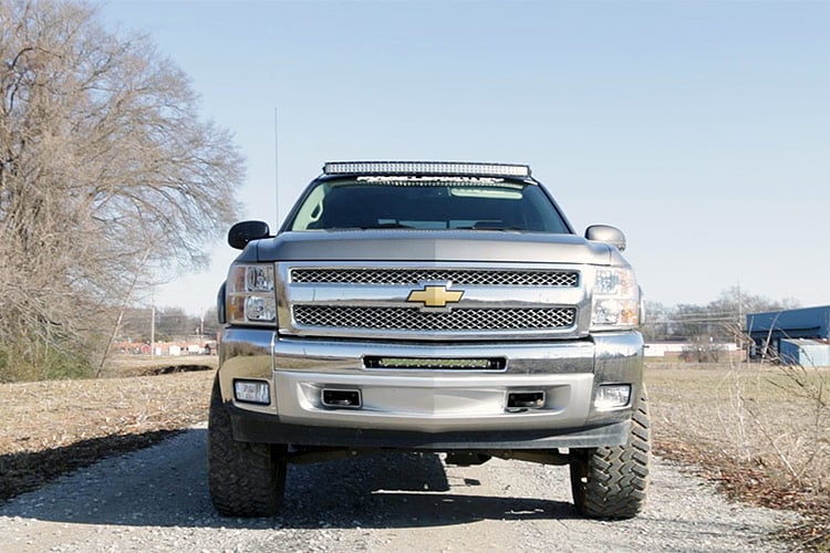 Rough Country | LED Light Mount | Bumper | 20" | Chevy Silverado 1500 (07-13)/Silverado 2500 HD (07-10)