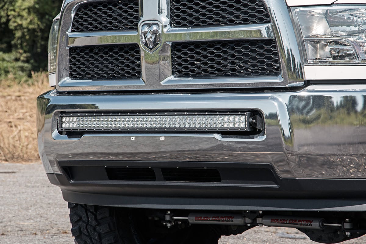 Rough Country | LED Bumper Mount | 40" Curved | Ram 2500/3500 4WD (2010-2018)