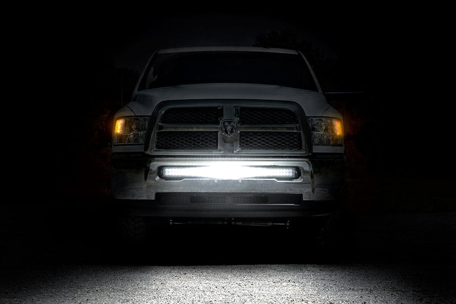 Rough Country | LED Bumper Mount | 40" Curved | Ram 2500/3500 4WD (2010-2018)