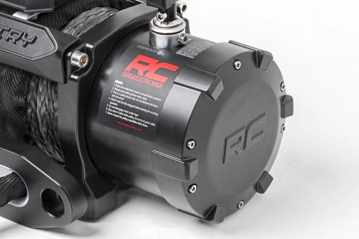 Rough Country | 9500-Lb Pro Series Winch | Synthetic Rope