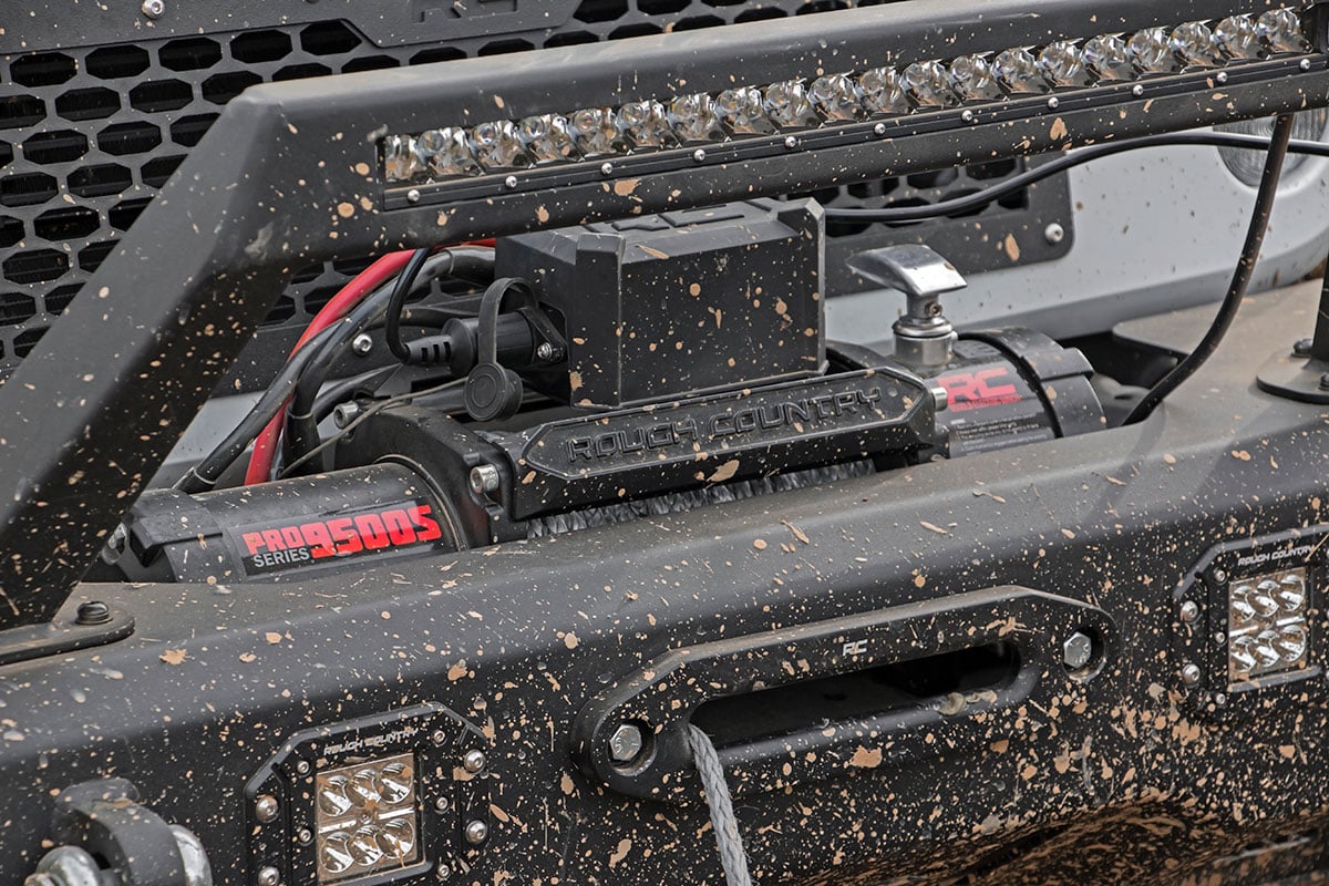 Rough Country | 9500-Lb Pro Series Winch | Synthetic Rope