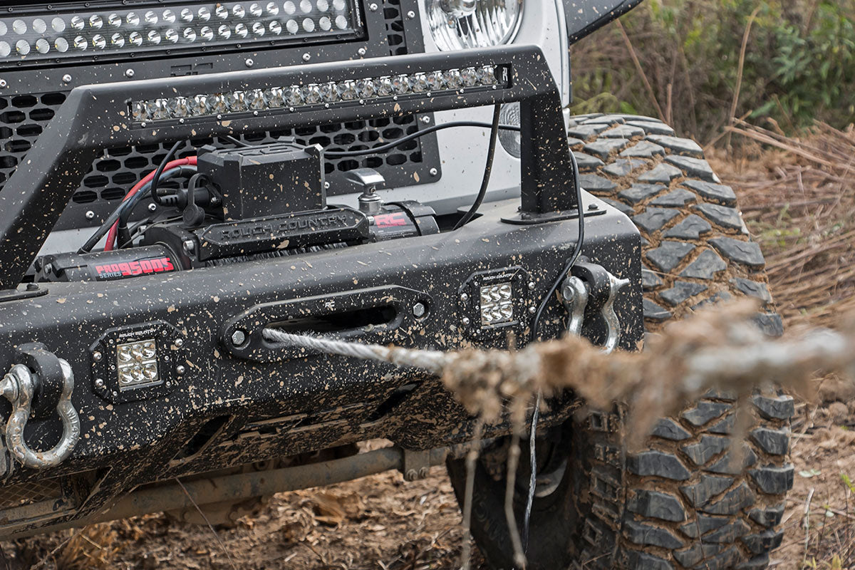 Rough Country | 9500-Lb Pro Series Winch | Synthetic Rope