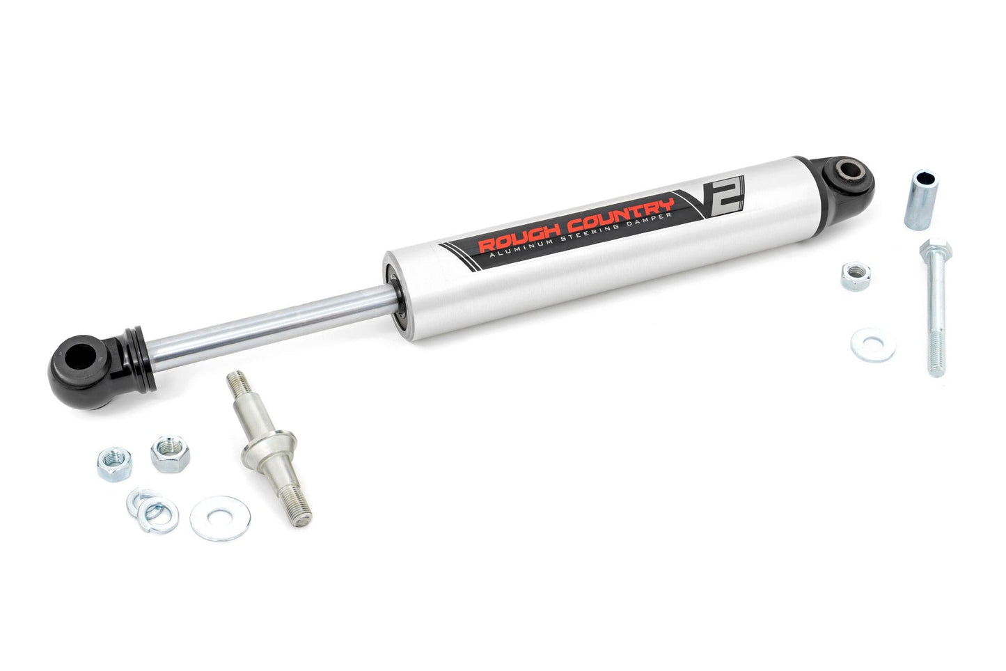 Rough Country | V2 Steering Stabilizer | Multiple Makes & Models (Chevy/GMC/Jeep)