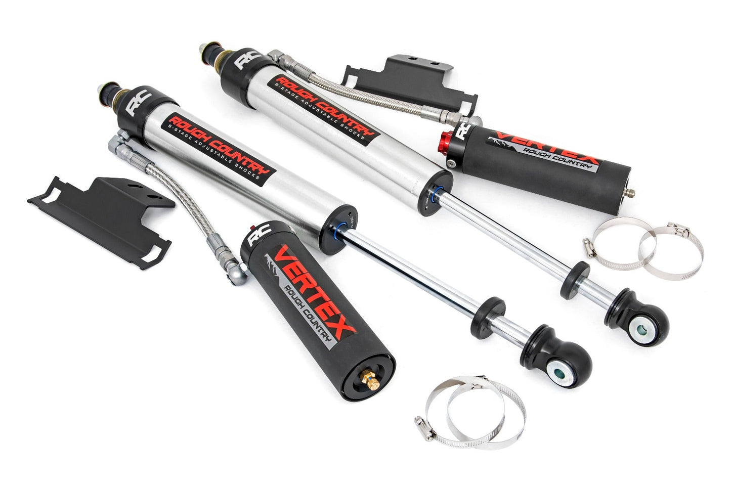 Rough Country  | Vertex 2.5 Adj Rear Shocks | 6-7" | Toyota Tacoma 2WD/4WD (05-23)