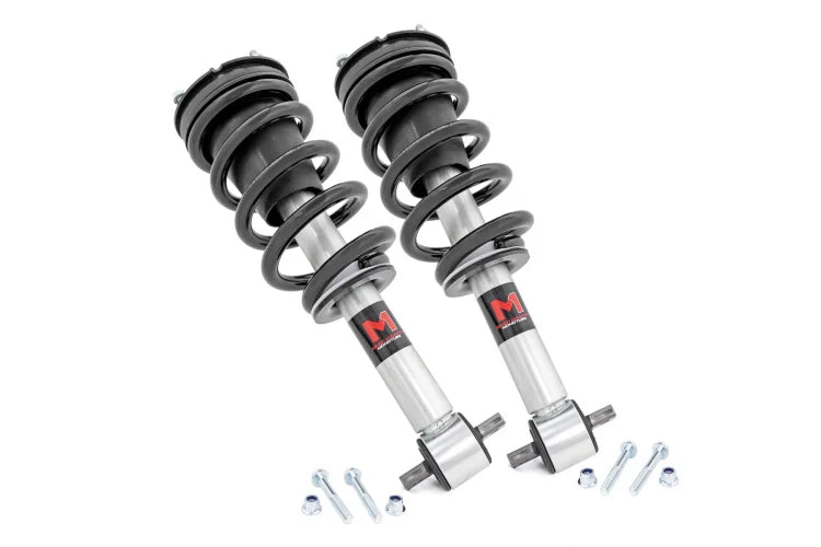 Rough Country | 0-2" M1 Adjustable Leveling Struts | Chevy/GMC 1500 Truck/SUV 2WD/4WD (2007-2014)