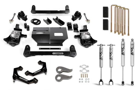 Cognito - 6-Inch Standard Lift Kit with Fox PS 2.0 IFP for 2011-2019 Silverado/Sierra 2500/3500 2WD/4WD
