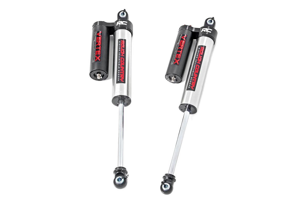 Rough Country | Vertex 2.5 Adjustable Rear Shocks 4"- 6.5" | Ford F-150 4WD (2014-2023)