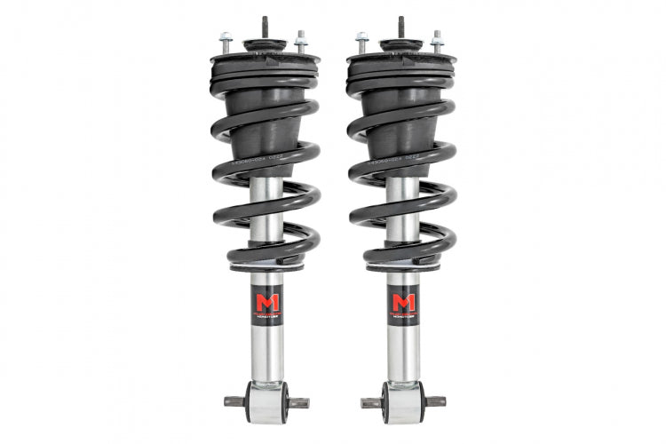 Rough Country | 0-2" M1 Adjustable Leveling Struts | Chevy/GMC 1500 2WD/4WD (2014-2018)