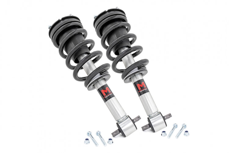 Rough Country | 0-2" M1 Adjustable Leveling Struts | Chevy/GMC 1500 2WD/4WD (2014-2018)
