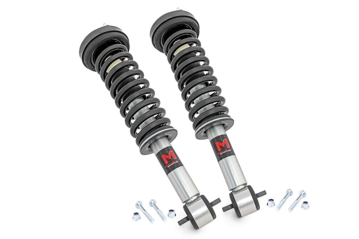 Rough Country | 0-2" M1 Adjustable Leveling Struts | Ford F-150 4WD (2014-2023)