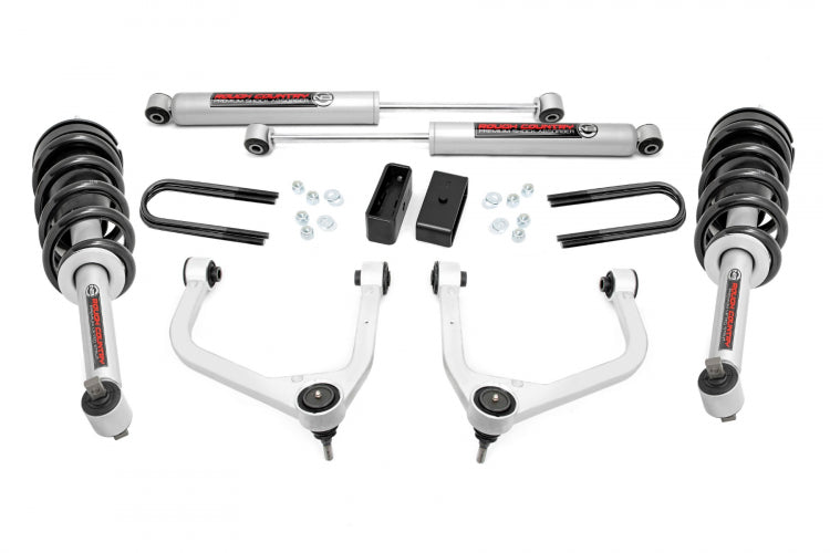 Rough Country | 3.5 Inch Lift Kit | Chevy Silverado 1500 2WD/4WD (2019-2023)