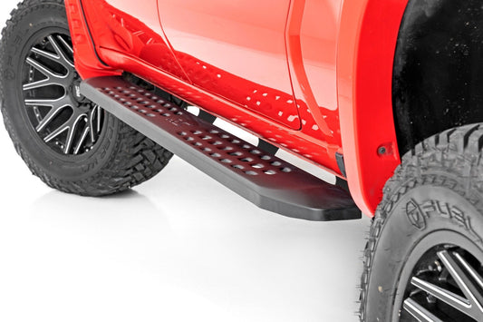 Rough Country  | RPT2 Running Boards | Crew Cab | Black | Chevy/GMC 1500/2500HD/3500HD (19-23)