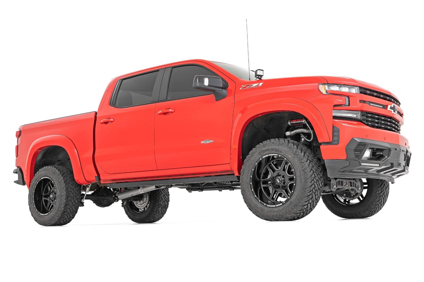 Rough Country  | Rough Country 92 Series Wheel | Machined One-Piece | Gloss Black | 22x12 |