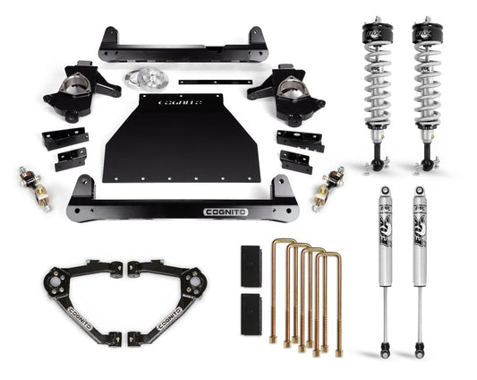 Cognito - 6-Inch Performance Lift Kit With Fox PS IFP 2.0 Shocks for 07-18 Silverado/Sierra 1500 2WD/4WD