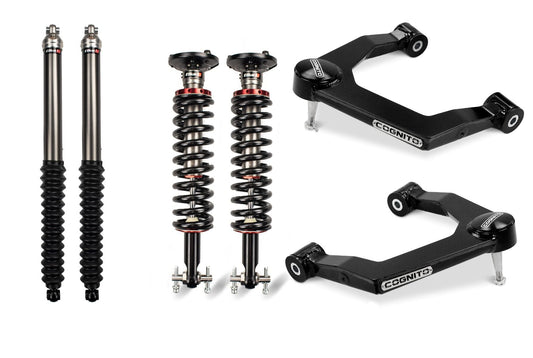 Cognito - 1-Inch Performance Leveling Kit With Elka 2.0 IFP Shocks for 19-22 Silverado Trail Boss/Sierra AT4 1500 4WD
