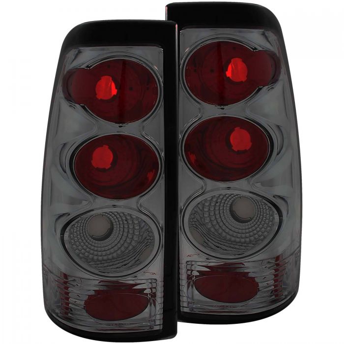 ANZO - 1999-2002 CHEVROLET SILVERADO 1500/2500/3500 TAILLIGHTS SMOKE-Tail Lights-Deviate Dezigns (DV8DZ9)