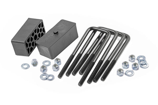 Rough Country  | 2 Inch Block & U-Bolt Kit | Toyota Tacoma 2WD/4WD (2005-2023)