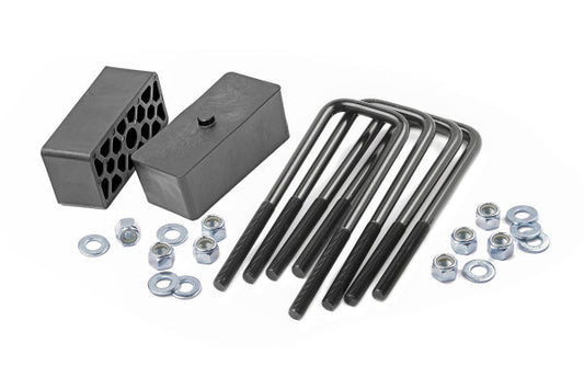 Rough Country  | 2 Inch Block & U-Bolt Kit | Toyota Tacoma 2WD/4WD (2005-2023)