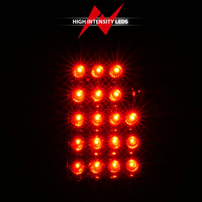 ANZO - 2003-2006 CHEVROLET SILVERADO 1500/2500/3500 CLASSIC LED TAILLIGHT RED/CLEAR-Tail Lights-Deviate Dezigns (DV8DZ9)