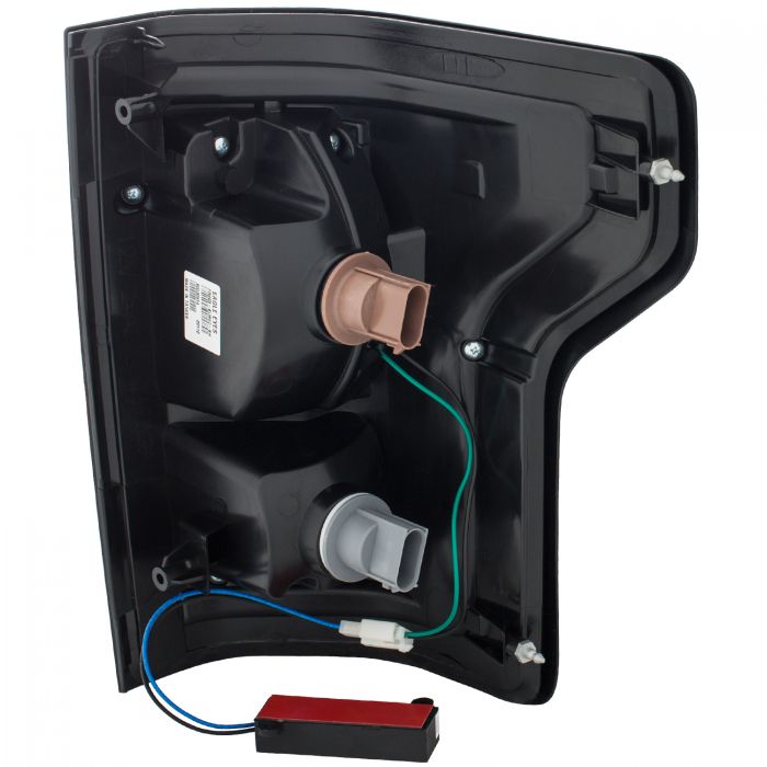 ANZO - 2015-2017 FORD F150 TAILLIGHTS FULL LED BLACK/CHROME SMOKE LENS-Tail Lights-Deviate Dezigns (DV8DZ9)