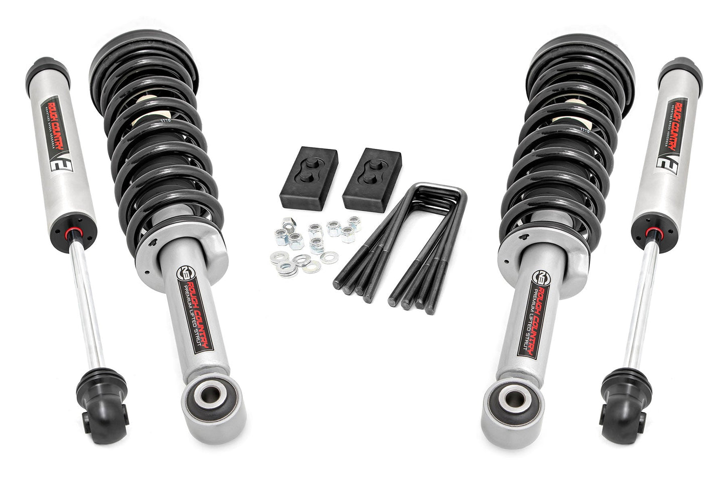 Rough Country | 2 Inch Lift Kit Lifted Struts | Ford F-150 4WD (2021-2023)