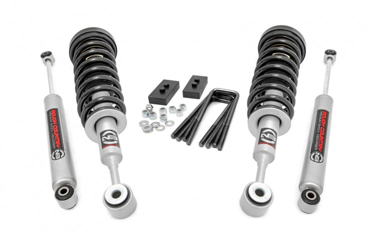 Rough Country | 2.5 Inch Lift Kit Lifted Struts | Ford F-150 4WD (2004-2008)