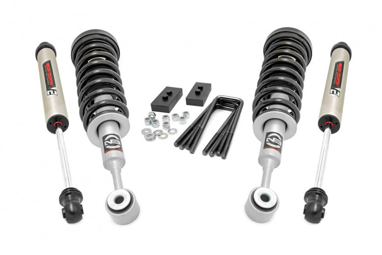 Rough Country | 2.5 Inch Lift Kit Lifted Struts | Ford F-150 4WD (2004-2008)