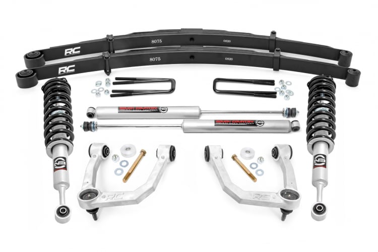 Rough Country  | 3.5 Inch Lift Kit | UCA and Leaf Springs | Toyota Tacoma 4WD (2005-2023)