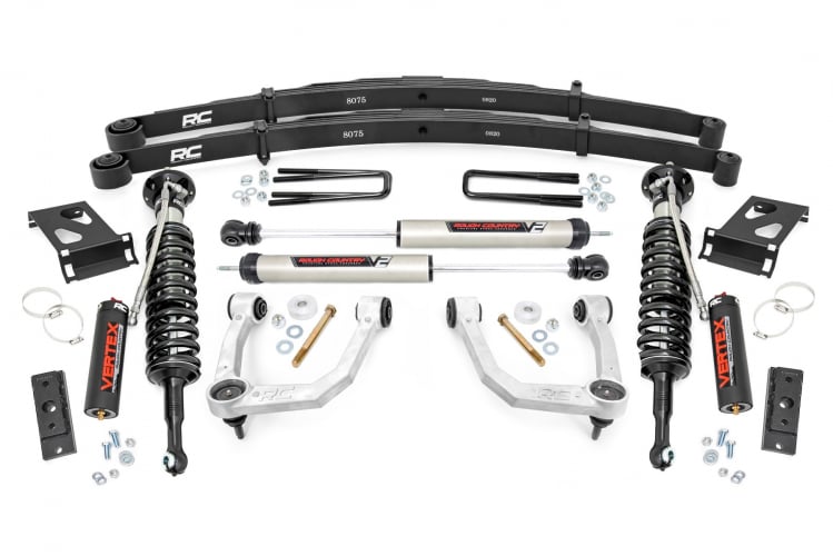 Rough Country  | 3.5 Inch Lift Kit | UCA and Leaf Springs | Toyota Tacoma 4WD (2005-2023)