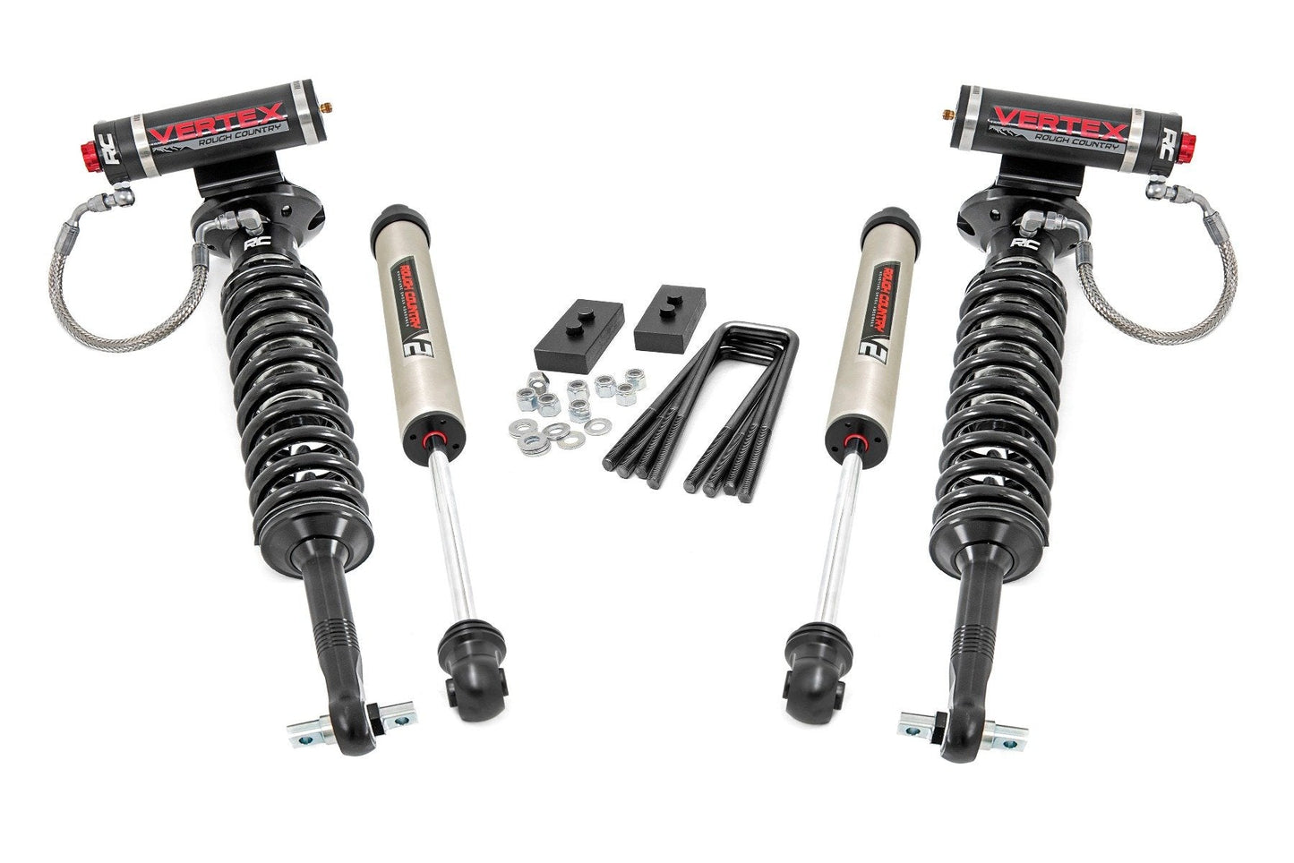 Rough Country | 2 Inch Lift Kit Lifted Struts | Ford F-150 4WD (2021-2023)