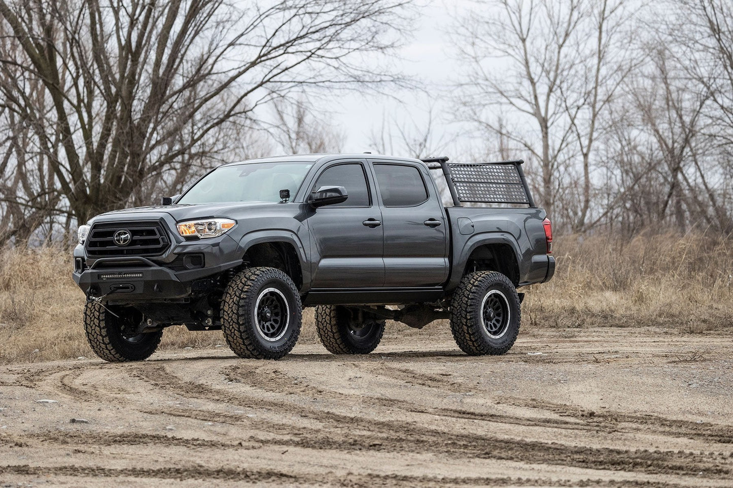 Rough Country  | Rough Country 87 Series Wheel | Simulated Beadlock | Black/Machined | 17x8.5 |