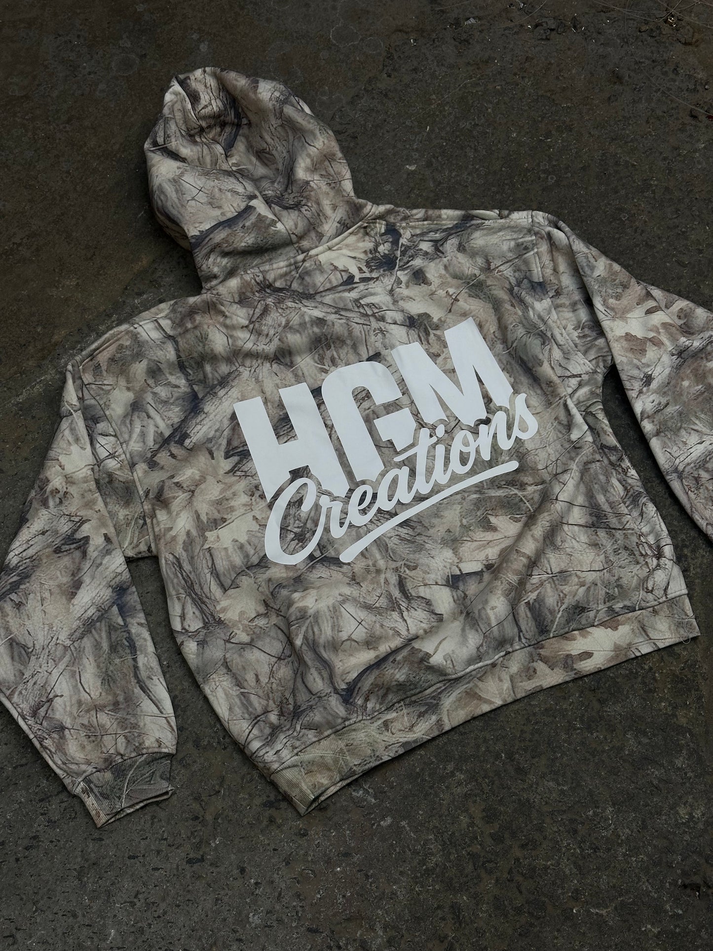 Washed Camo Hoodie