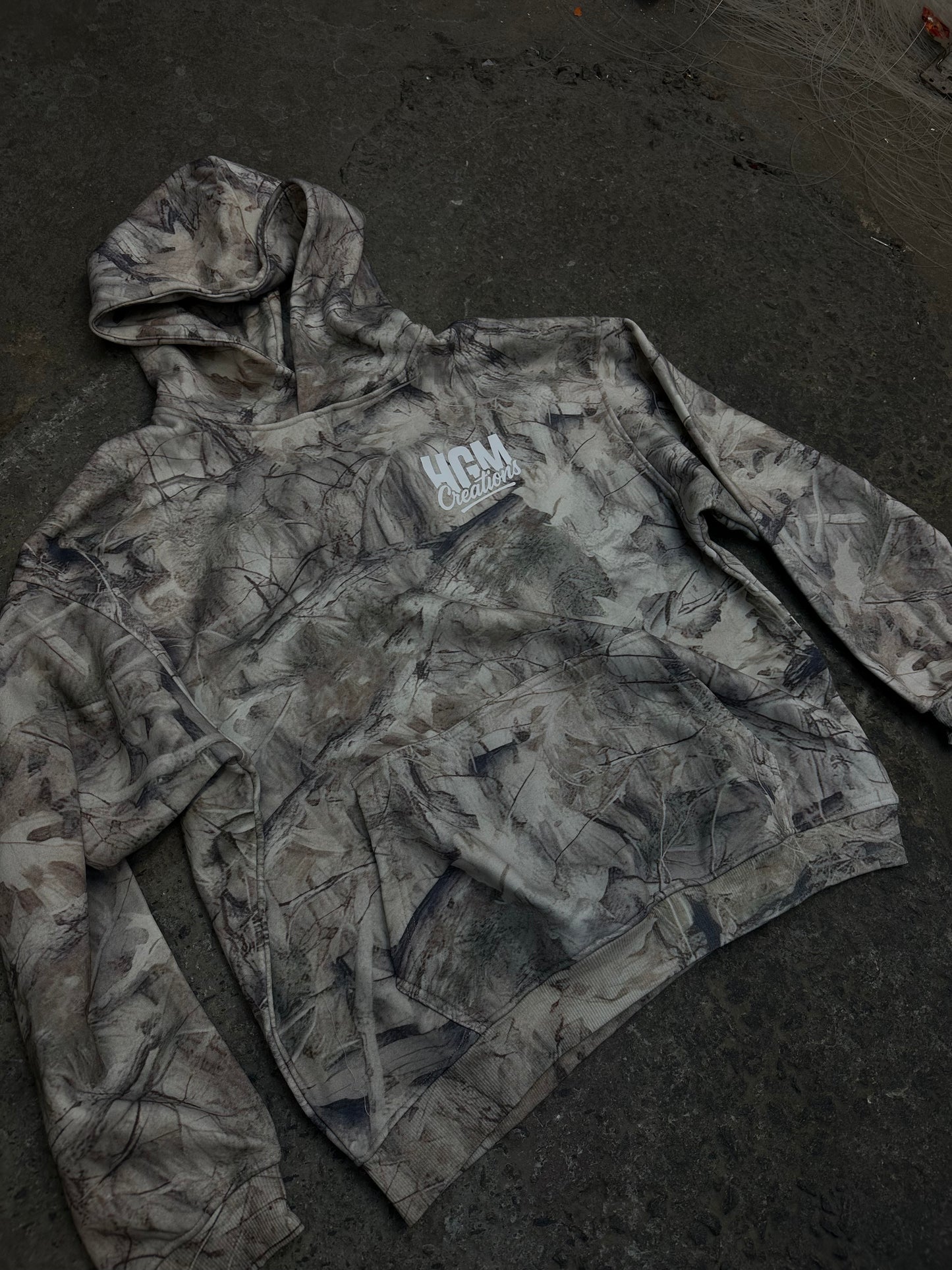Washed Camo Hoodie