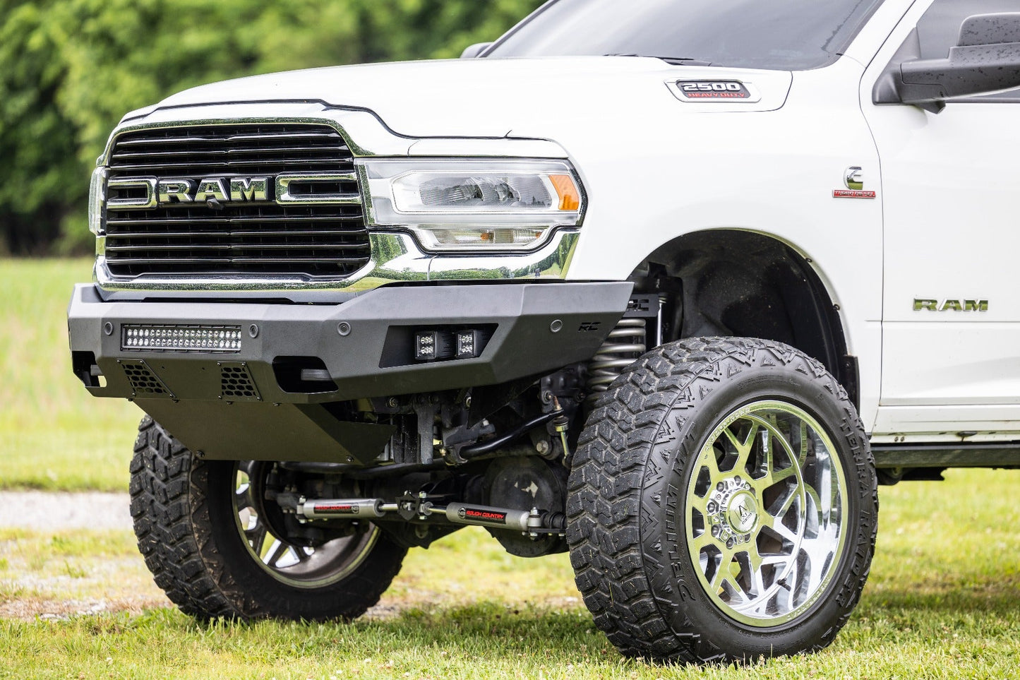 Rough Country  | N3 Steering Stabilizer | Dual | 2.5-8 Inch Lift | Ram 2500 (14-23)/3500 (13-23)
