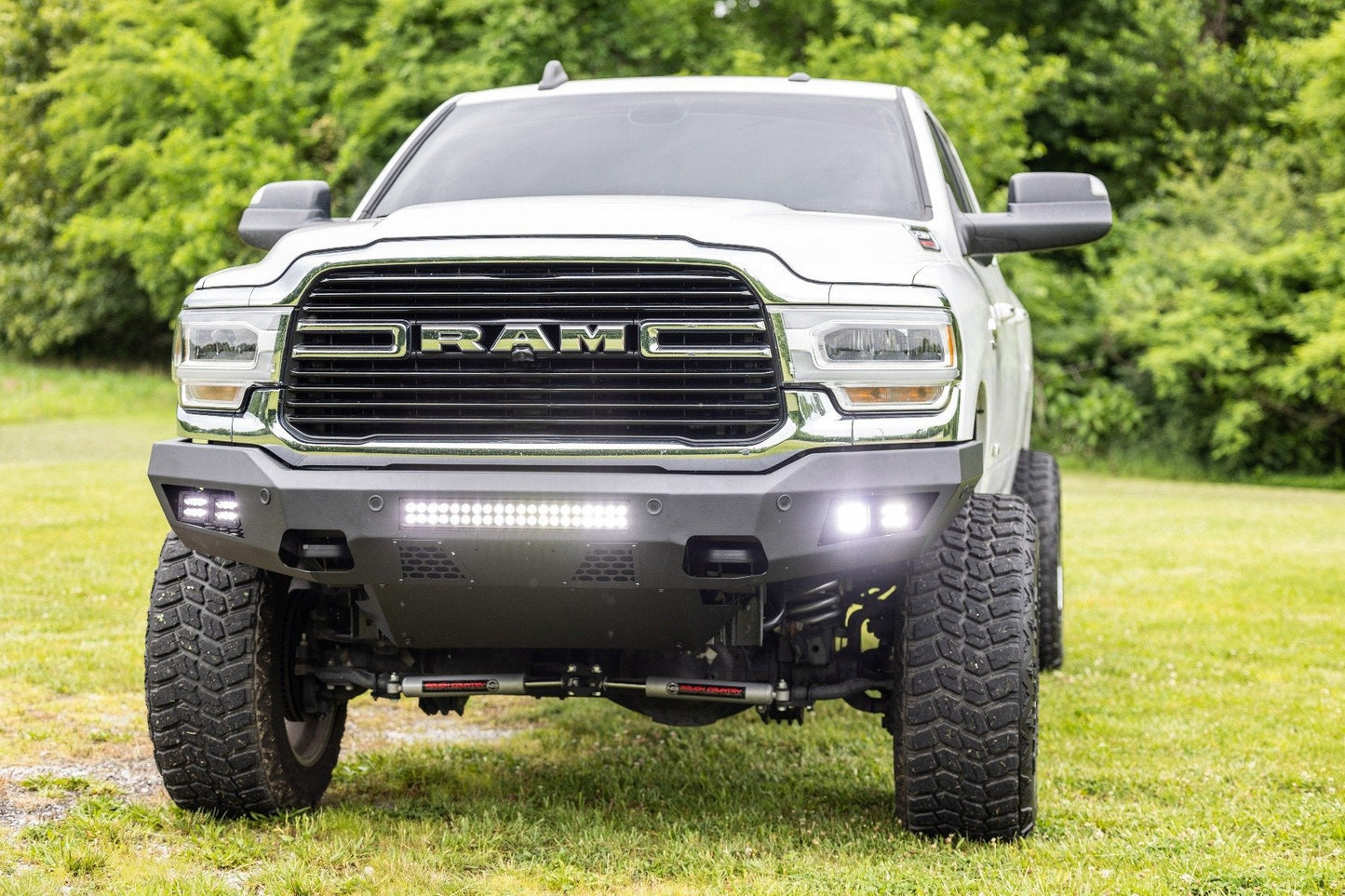 Rough Country  | N3 Steering Stabilizer | Dual | 2.5-8 Inch Lift | Ram 2500 (14-23)/3500 (13-23)