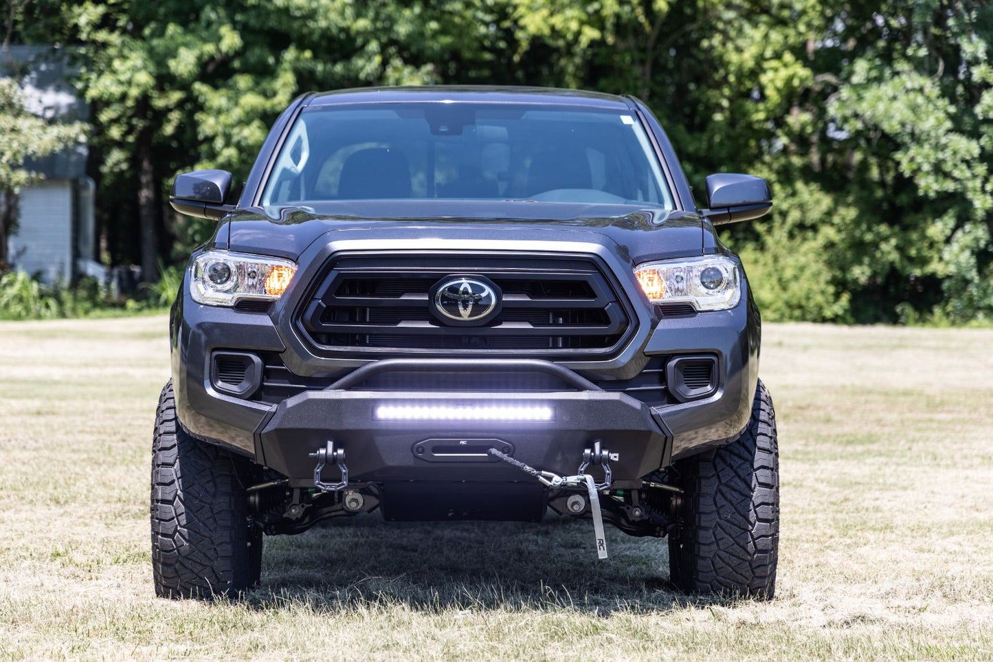 Rough Country  | Front Bumper | Hybrid | 20" Blk LED | Toyota Tacoma 4WD (2016-2023)