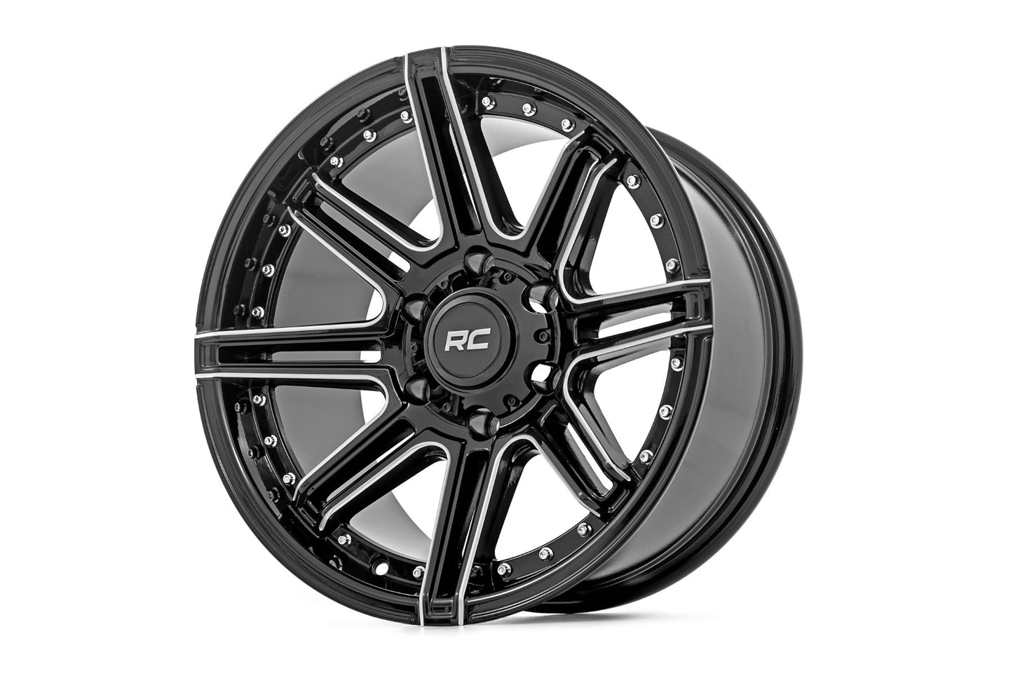 Rough Country  | Rough Country 88 Series Wheel | One-Piece | Gloss Black | 20x10 |