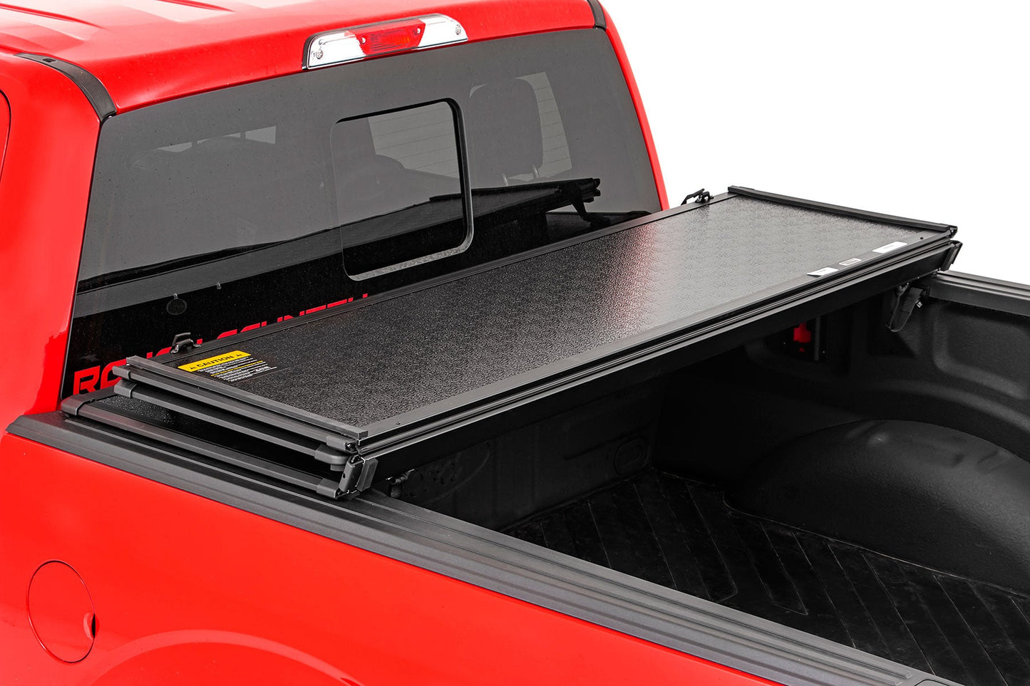 Rough Country  | Hard Folding Bed Cover | 5 Ft Bed | Toyota Tacoma 2WD/4WD (16-23)